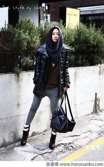 一件羽绒服的四种风格八款搭配-第5张图片-货源库