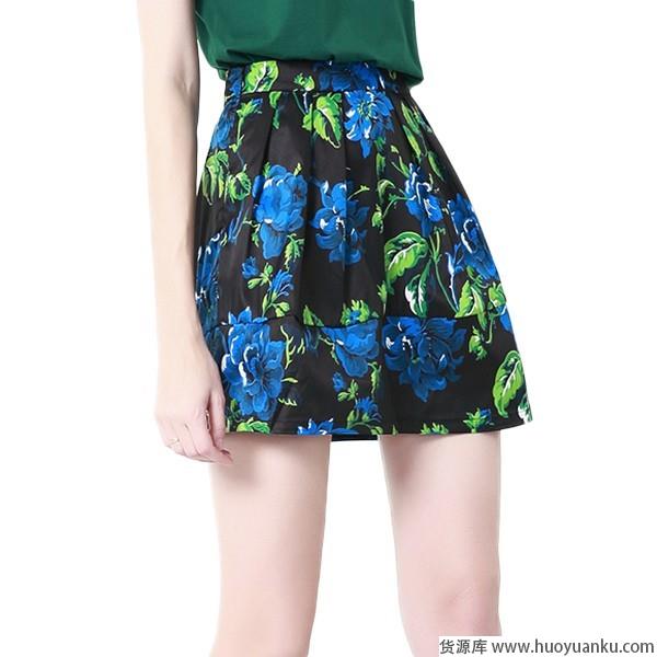 清爽治愈系，A字半身打造乖女孩-第4张图片-货源库