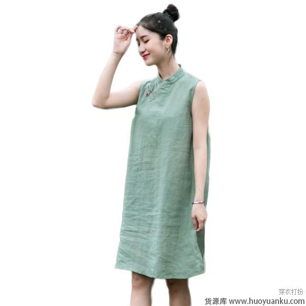 冰爽解暑,浅绿色连衣裙回归清新自然-第6张图片-货源库 冰爽解暑,浅绿色连衣裙回归清新自然-第6张图片-货源库