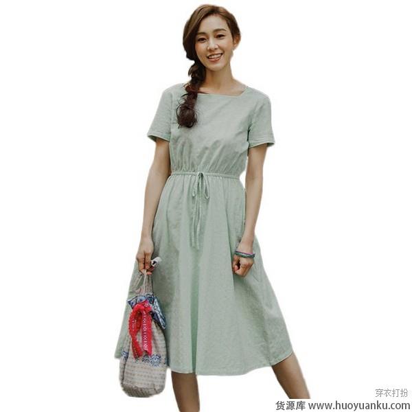 冰爽解暑,浅绿色连衣裙回归清新自然-第7张图片-货源库 冰爽解暑,浅绿色连衣裙回归清新自然-第7张图片-货源库