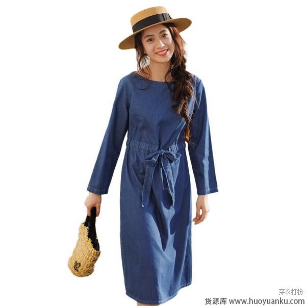 牛仔连衣裙,左边乖巧右边叛逆-第2张图片-货源库 牛仔连衣裙,左边乖巧右边叛逆-第2张图片-货源库