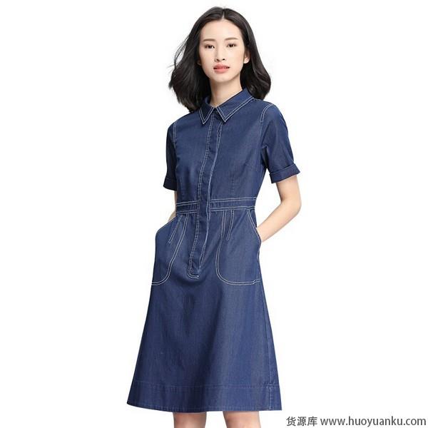 牛仔连衣裙,左边乖巧右边叛逆-第6张图片-货源库 牛仔连衣裙,左边乖巧右边叛逆-第6张图片-货源库