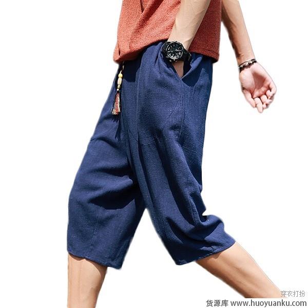 宽松七分裤刚柔并济不失男子力-第7张图片-货源库 宽松七分裤刚柔并济不失男子力-第7张图片-货源库