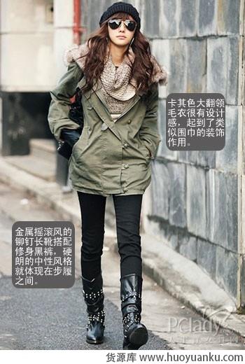 看韩国街头型女的棉服搭配 看韩国街头型女的棉服搭配-第1张图片-货源库
