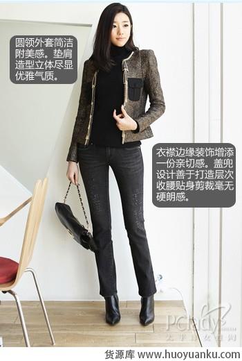 轻柔修身韩版小西服-第2张图片-货源库