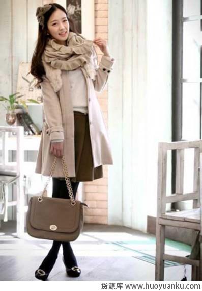 优雅别致长款毛呢大衣-第2张图片-货源库 优雅别致长款毛呢大衣-第2张图片-货源库