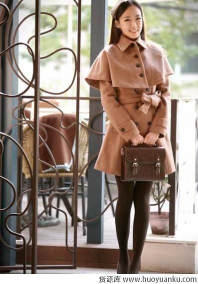 优雅别致长款毛呢大衣-第3张图片-货源库 优雅别致长款毛呢大衣-第3张图片-货源库