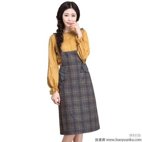 逆转时光，背带连衣裙重温少女感-第6张图片-货源库