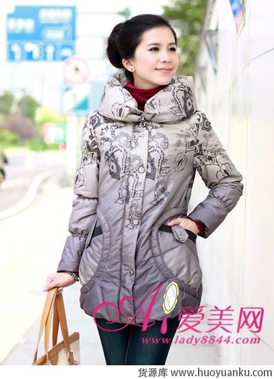 清新典雅印花棉服-第5张图片-货源库 清新典雅印花棉服-第5张图片-货源库