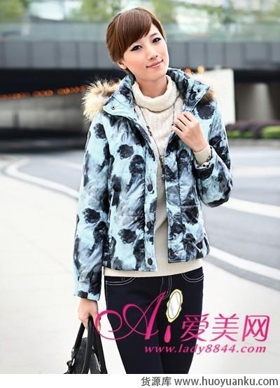 清新典雅印花棉服-第11张图片-货源库 清新典雅印花棉服-第11张图片-货源库