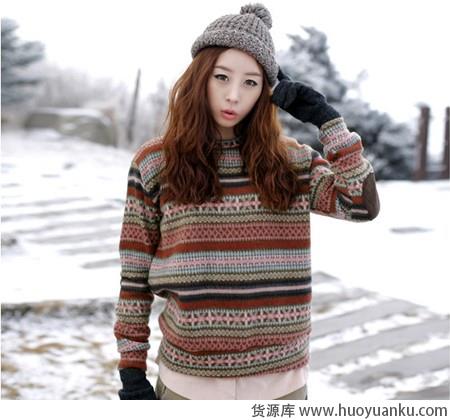 冬雪天韩国MM的时尚着装-第5张图片-货源库